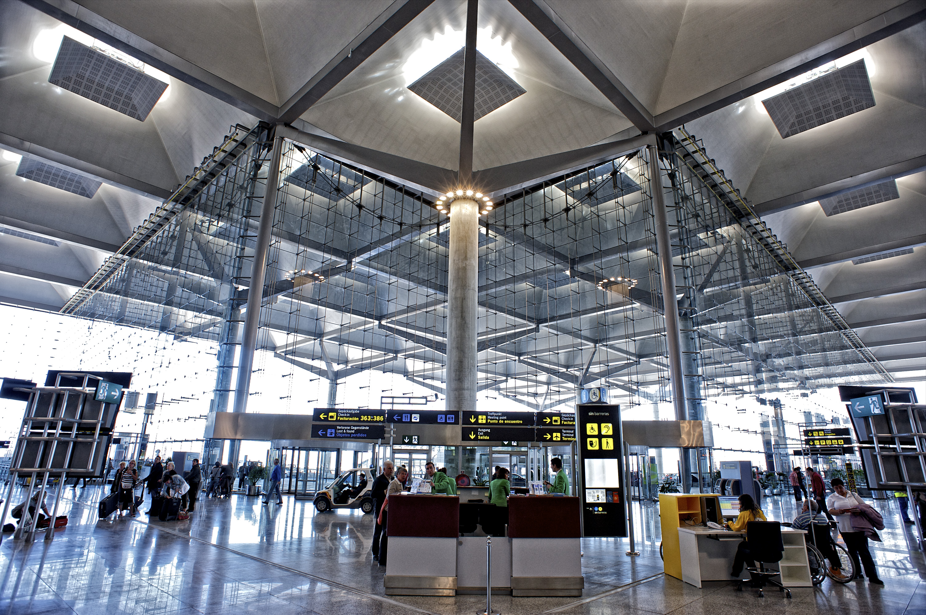 Interior de la terminal T3 del Aeropuerto de Málaga