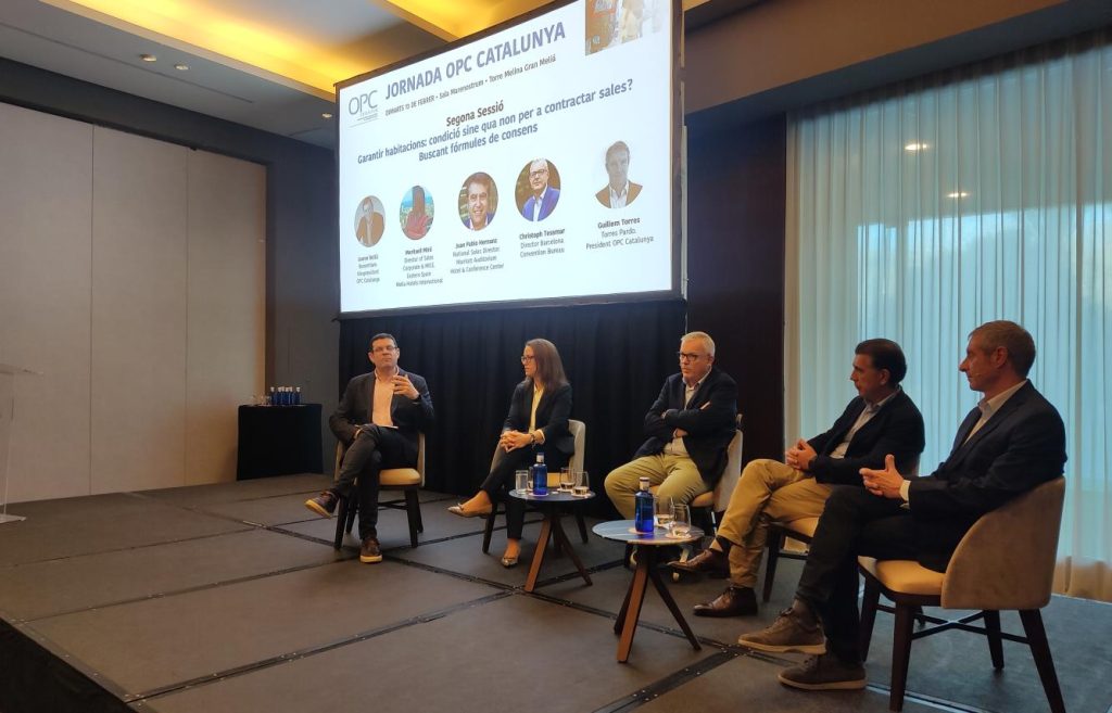 OPC Catalunya propone crear un documento de consenso con hoteles para gestionar mejor las room nigh