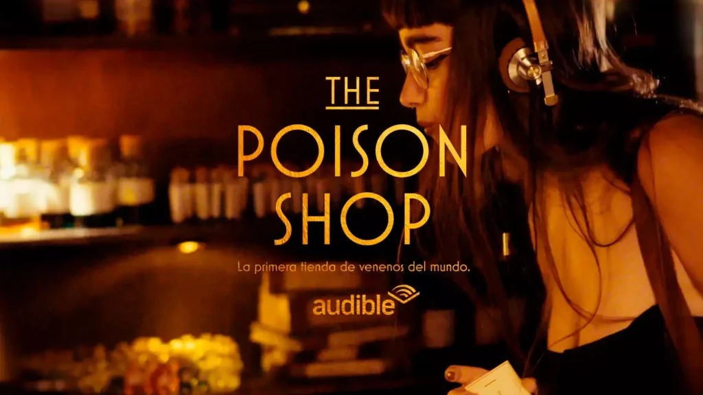 “The Poison Shop”: Audible crea una tienda de venenos alrededor de una historia de Agatha Chris