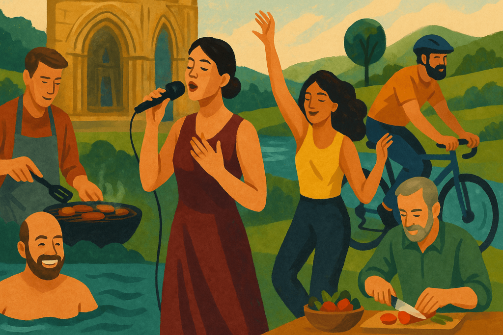 ¿Quién dijo que en eventos solo se trabaja? 