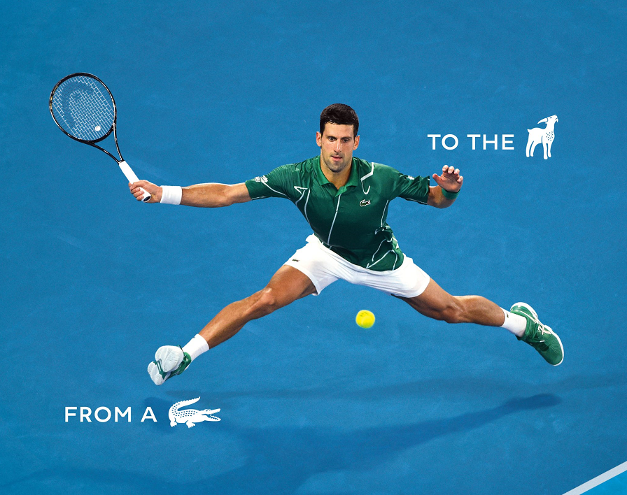 ¿Y si tu logo cambiara por una cabra? Lacoste lo hace para homenajear al GOAT