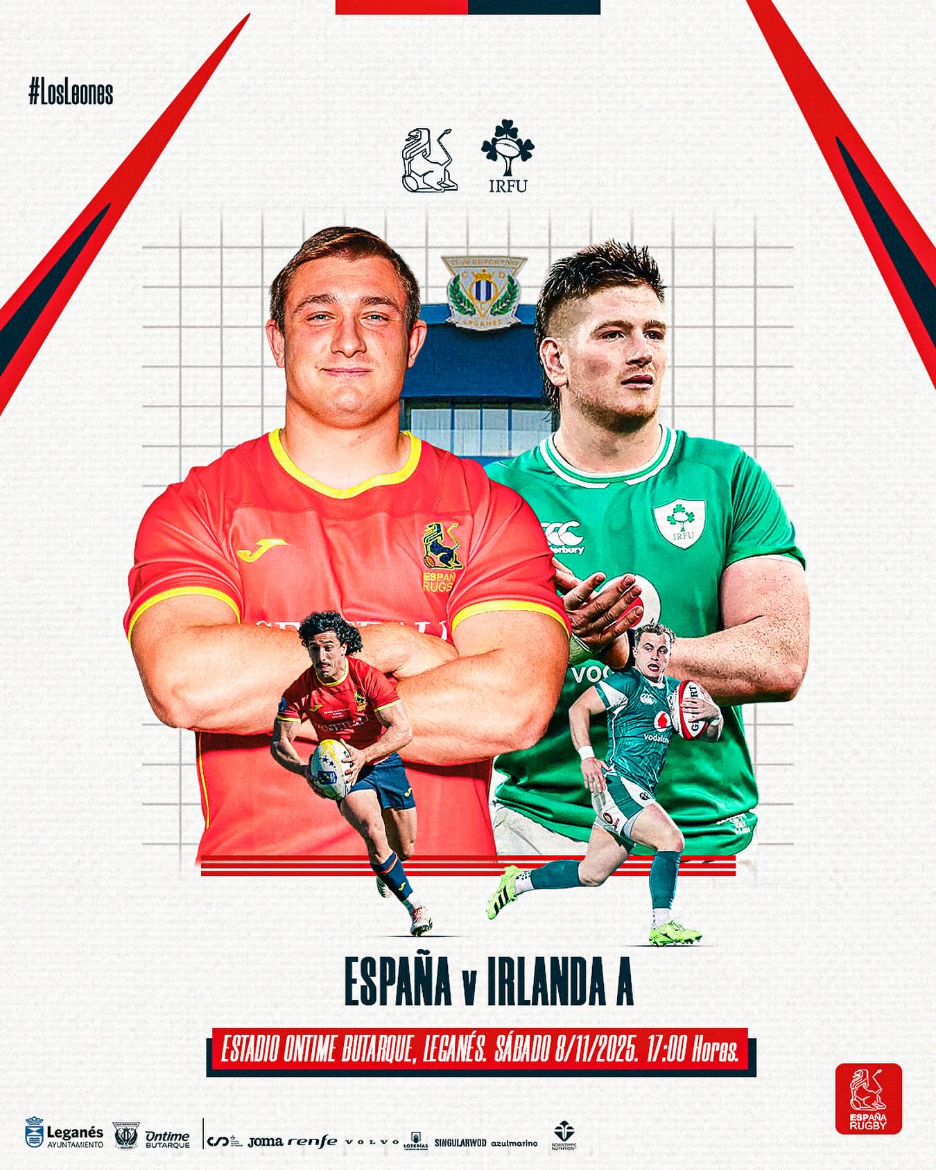 El Estadio Ontime Butarque acogerá a la selección española de rugby en su enfrentamiento con Irl