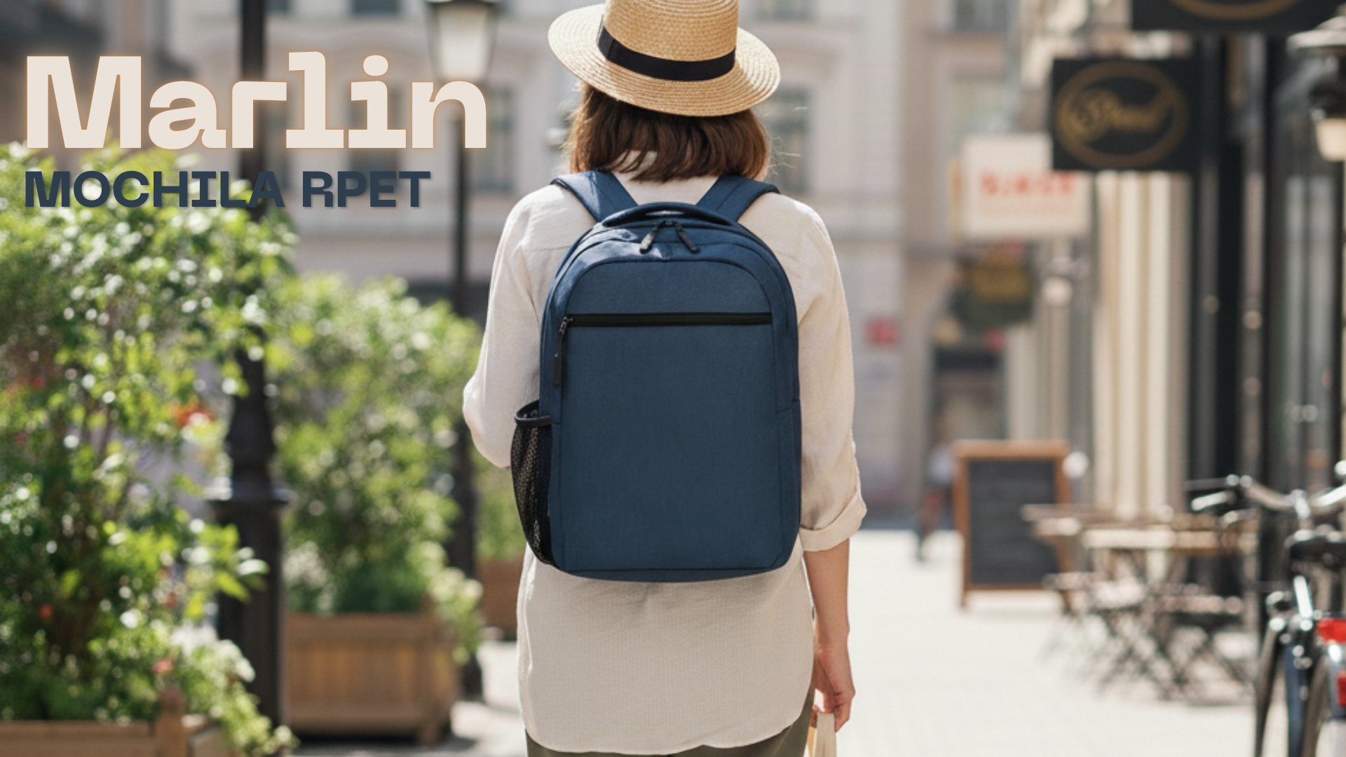 Bags Up lanza la Mochila Marlin, fabricada en material reciclado rPET, para eventos y uso profesion