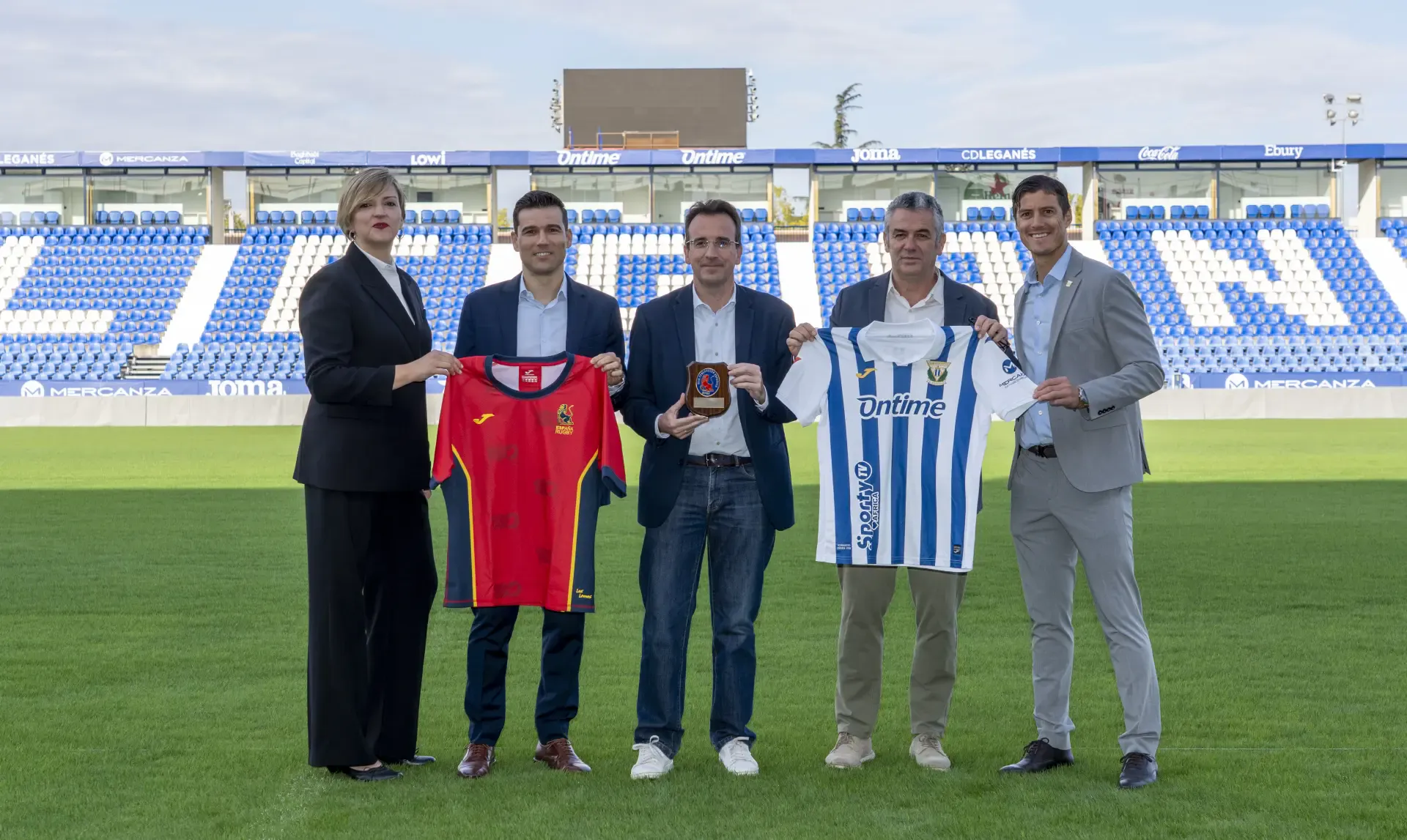 El España-Irlanda de rugby, presentado en el Ontime Butarque