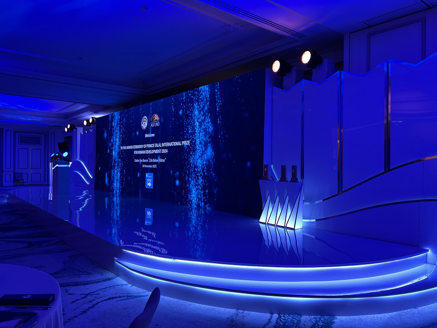 Montaje técnico AV Medios escenografía