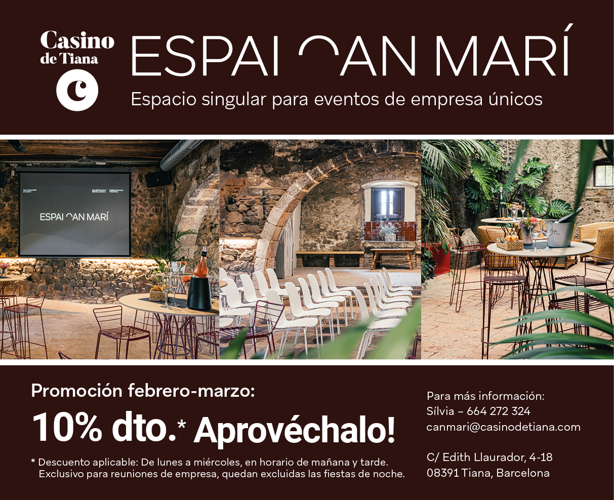 Espai Can Marí lanza un 10% de descuento para eventos corporativos