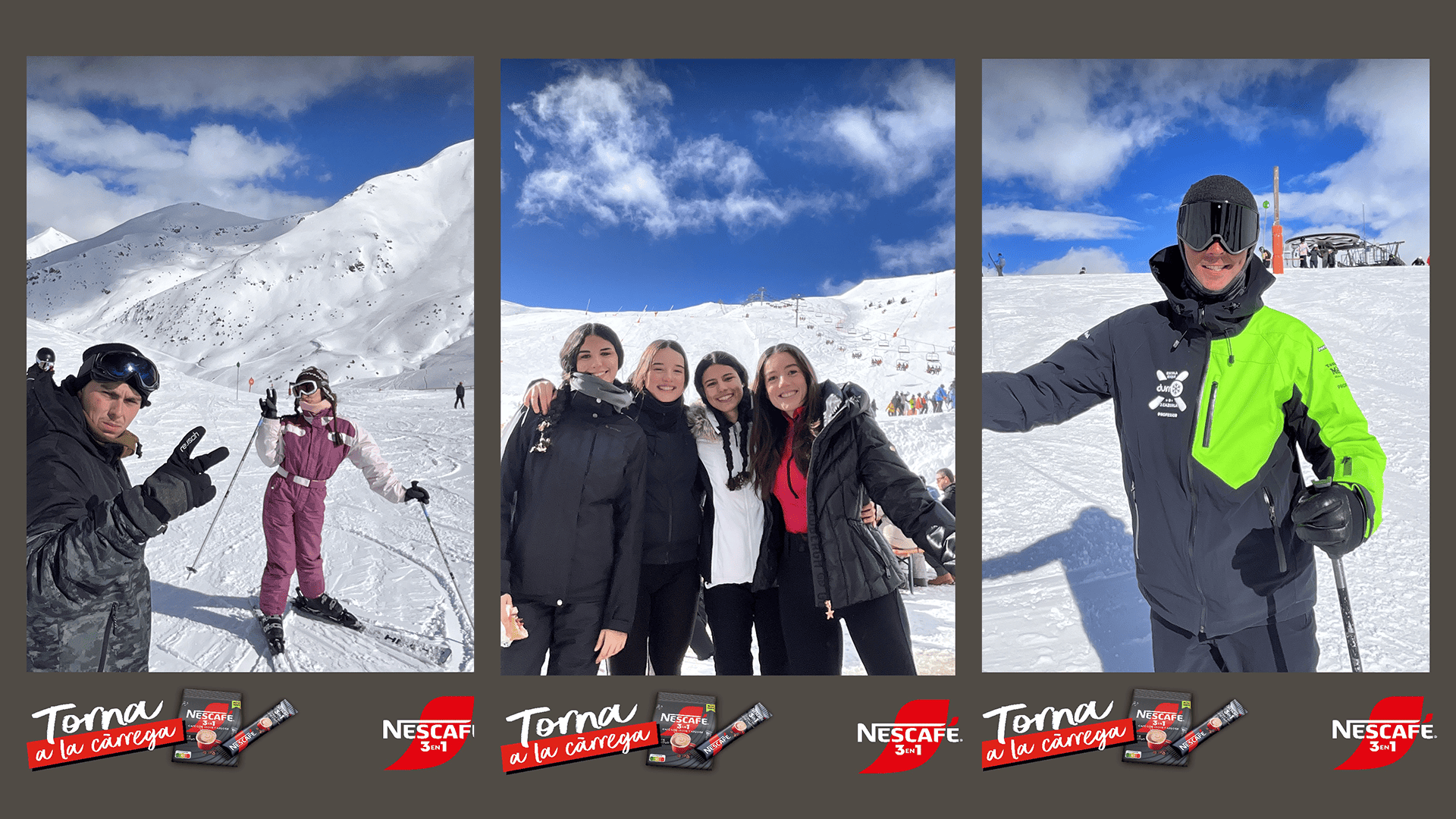 Nescafé en la nieve: el Roamer que recorre pistas y convierte cada foto en un recuerdo.