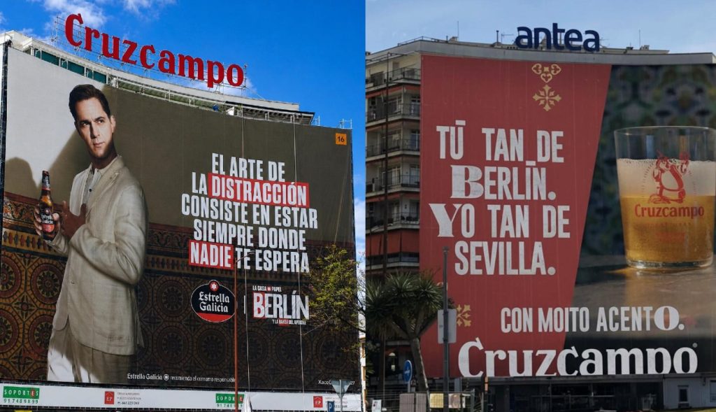 BERLÍN NETFLIX SEVILLA ROSALÍA CRUZCAMPO ESTRELLA GALICIA LA CASA DE PAPEL