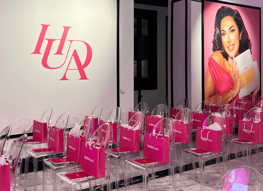 La convención en formato road show de Huda Beauty por 6 países (Premios eventoplus 2026)
