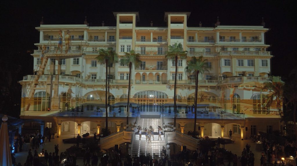 AV Medios presenta un showroom con sus novedades en Madrid y lleva el mapping al Gran Hotel Miramar