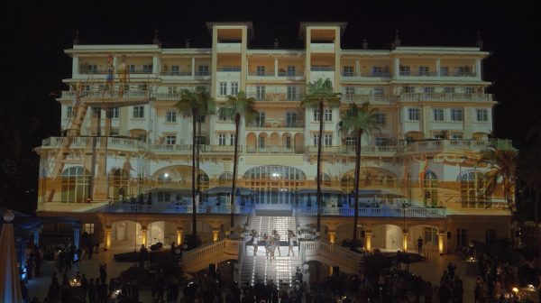AV Medios presenta un showroom con sus novedades en Madrid y lleva el mapping al Gran Hotel Miramar