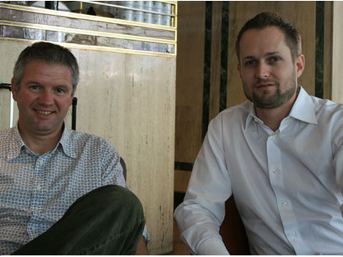 Dos hombres con una visión: Sebastien Tondeur (MCI) y Padraiac Gilligan (Ovation)