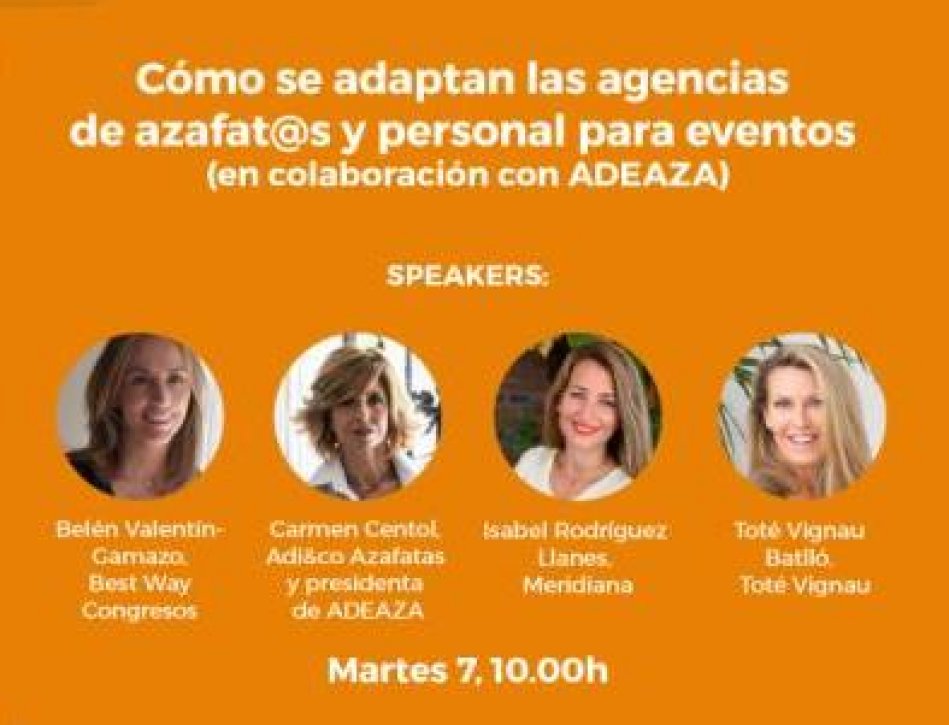 ¿Cómo se adaptan las agencias de azafat@s y personal para eventos?