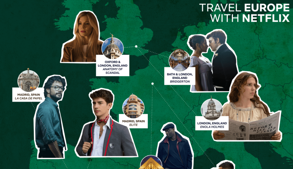 De la pantalla a la calle: visitas guiadas organizadas por Netflix