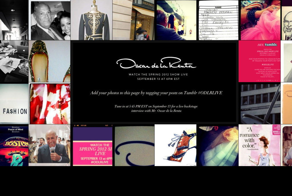 Los desfiles de moda se retransmiten a través de las redes sociales