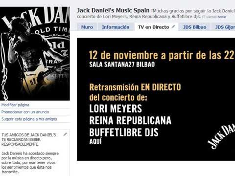 The Jack Daniel´s Sessions land on Facebook