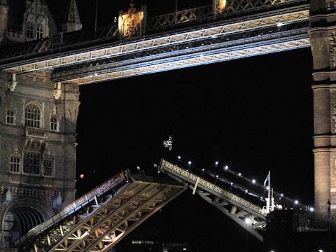 The energy of Red Bull X-Fighter rocks London