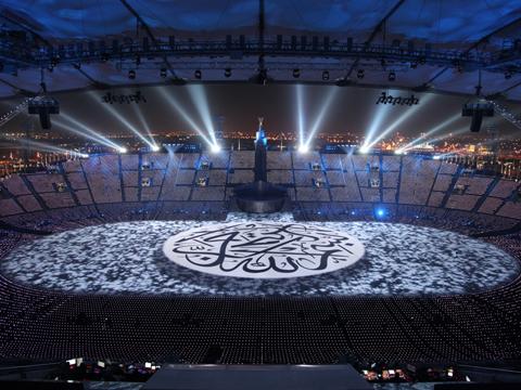 Christie ilumina la ceremonia inaugural de los XII Juegos Panarabes