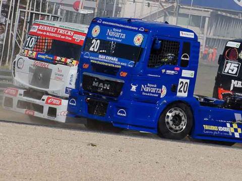 Carreras de camiones en el Circuito de Navarra