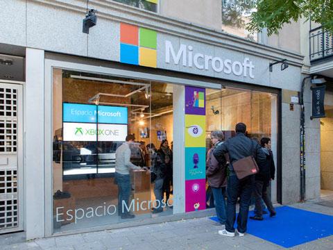 Microsoft abre espacio temporal en Madrid