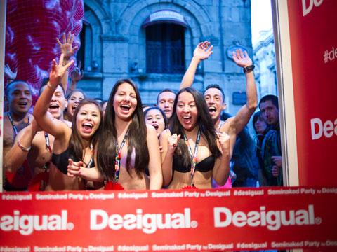 Seminaked party: el evento de Desigual que inaugura las rebajas
