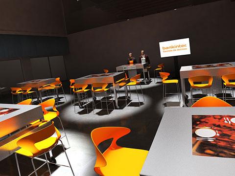 Bankinter sirve un evento de alta cocina financiera