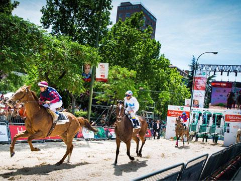 Madrid Urban Turf: los pura sangre galopan en Madrid