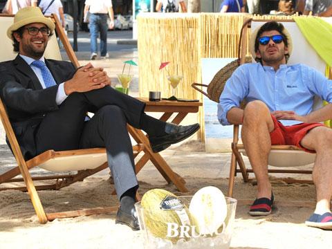 Fresh and light street marketing