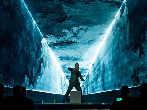 Lásers y LEDs para inaugurar la feria tecnológica de Hannover