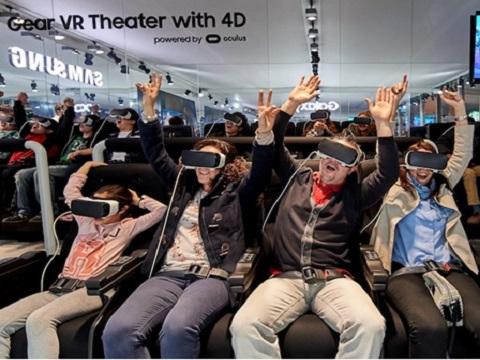 Samsung monta un teatro de realidad virtual para el lanzamiento de su gama Galaxy S7