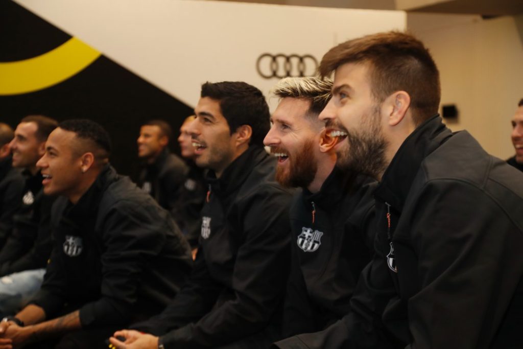 Audi mima a los jugadores del Barça y del Real Madrid