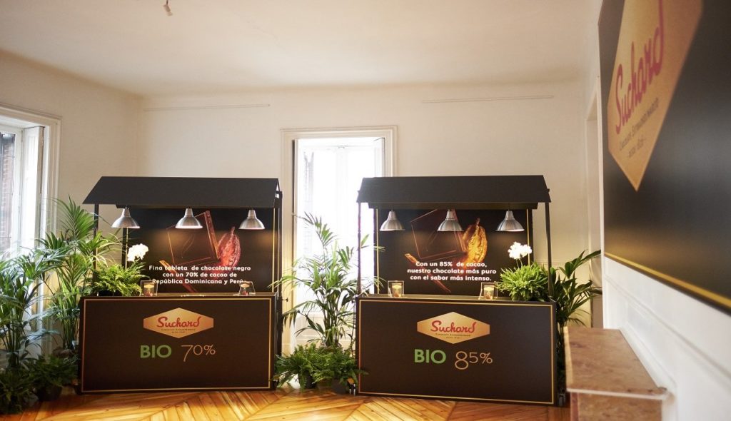 Suchard monta un espacio pop-up dedicado al chocolate