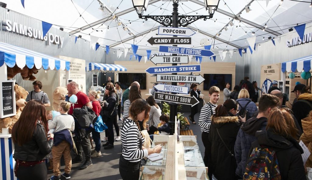 Samsung Pay Land: pagar con el móvil nunca fue tan divertido