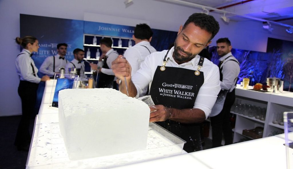 Johnnie Walker nos deja helados en pleno centro de Madrid