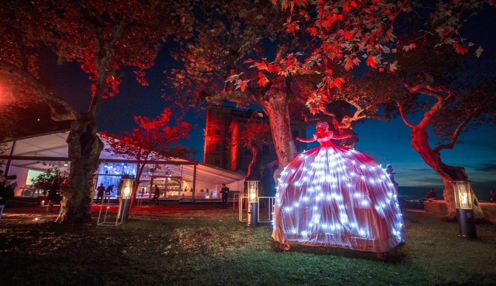 Show multisensorial de AIM Group International en los premios Eventex