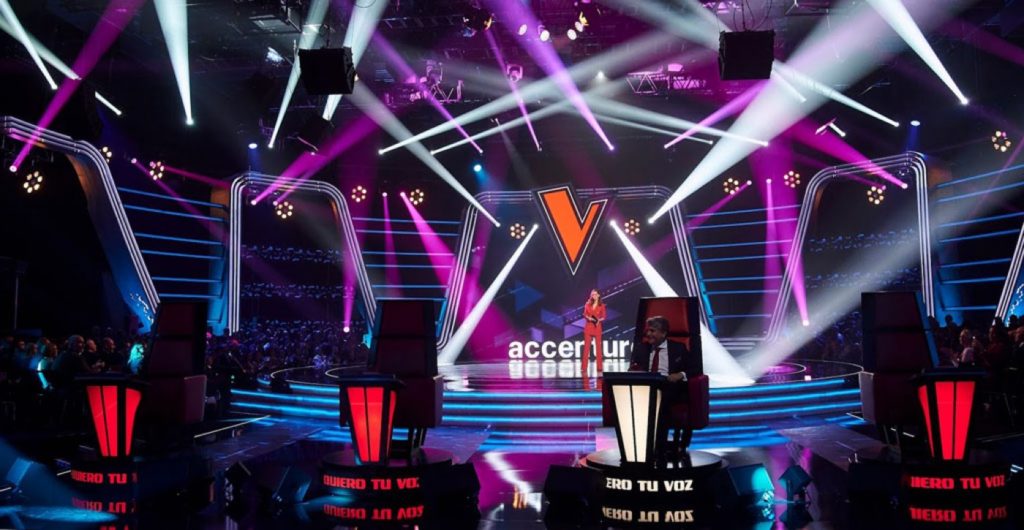 El plató del programa ‘La Voz’ se transforma en un evento digital