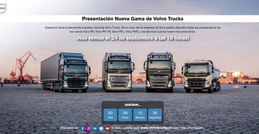 Volvo Trucks hace híbrida la presentación de su nueva gama de camiones