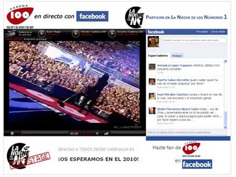 Cadena 100 organiza un concierto interactivo