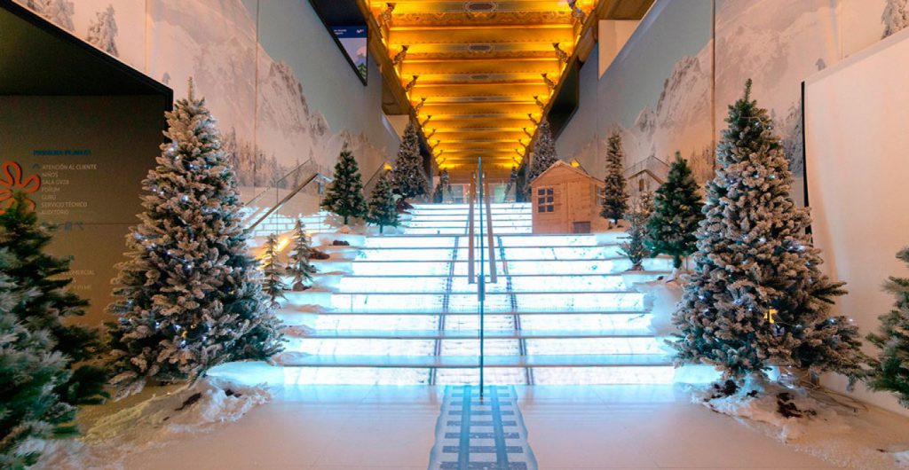 MOVISTAR+ abre su estación de tren por Navidad