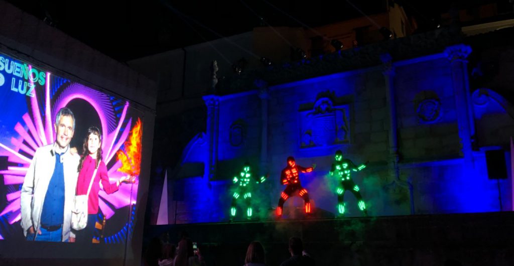 Light painting y patrimonio monumental en el festival Sueños de Luz