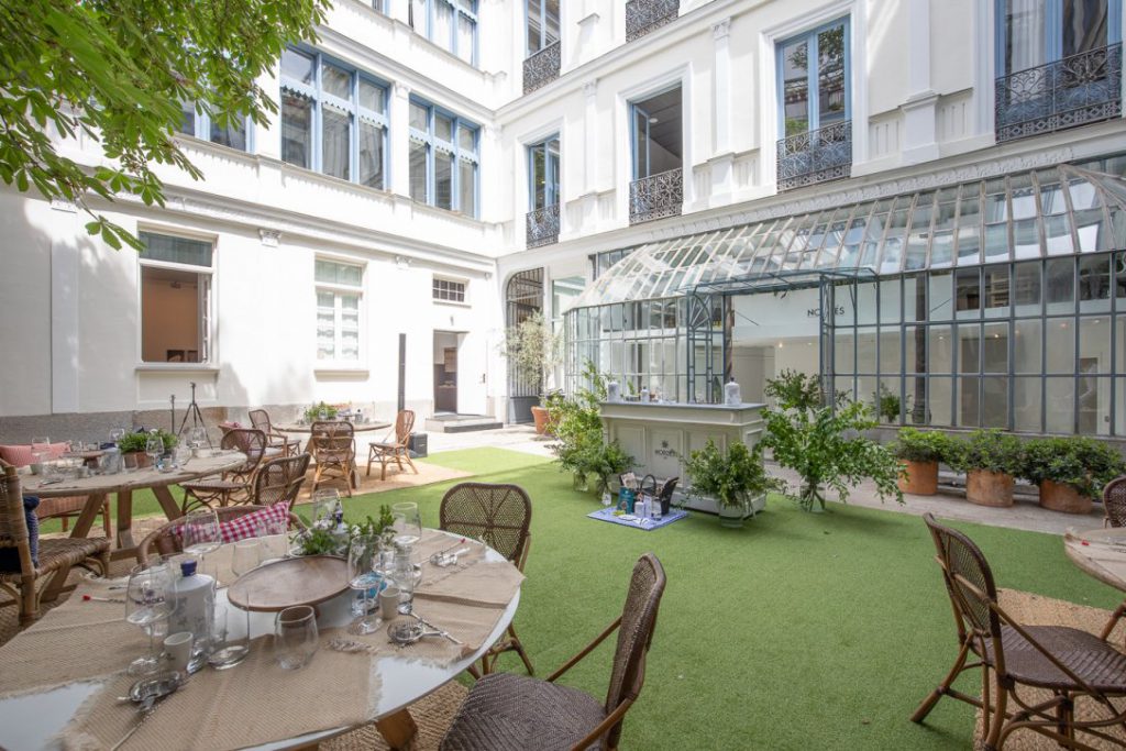 Nordés monta un picnic en el Invernadero The Sibarist