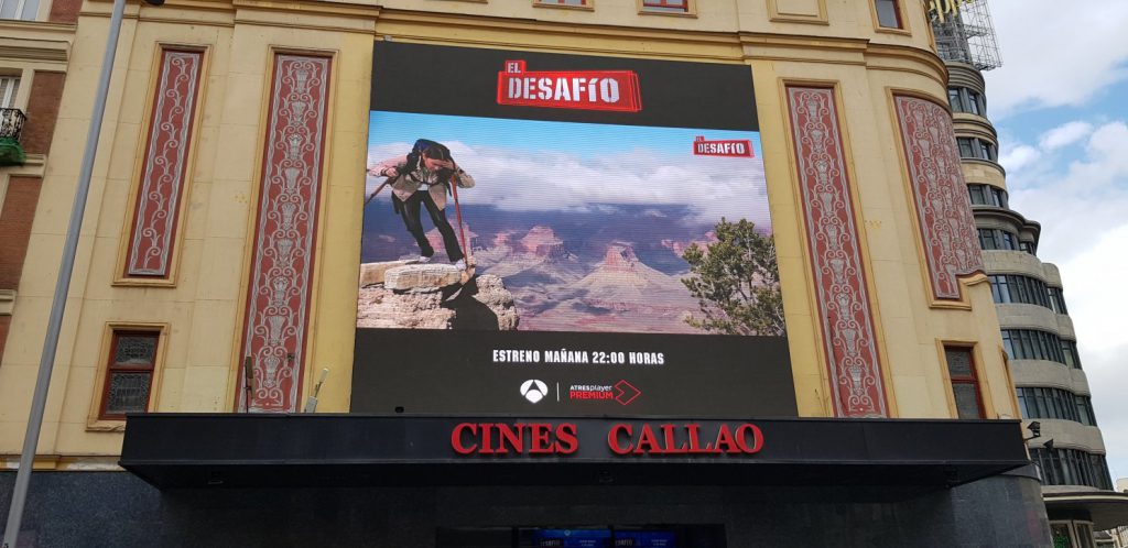 El público de Callao se suma a ‘El Desafío’ en las pantallas de Callao City Lights