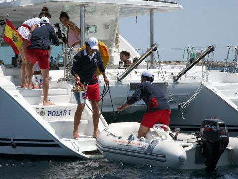 Sailors are surprised by a Ron Brugal summer campaign
