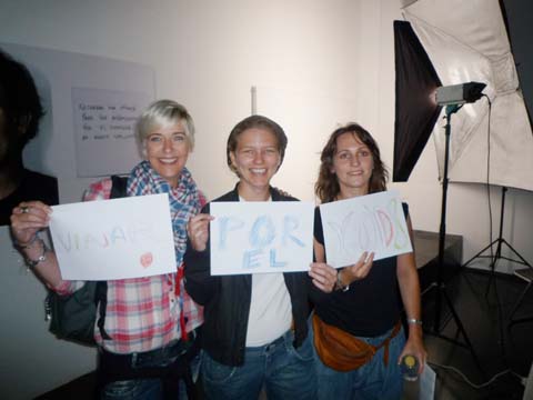 Advertising date during the Madrid White Night