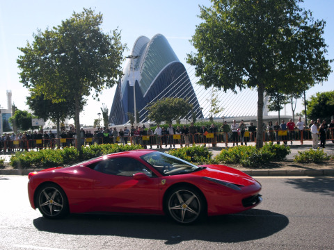 Valencia host the Ferrari exhibition
