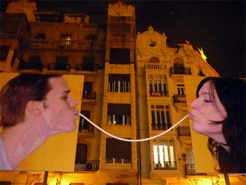 Canal Cocina reinvents advertising media with a huge spaghetti