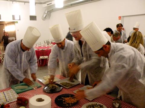 ADESLAS invita a sus jefes de ventas a un showcooking