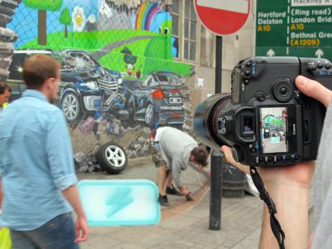 Vídeo: El poder de un graffiti para presentar un nuevo videojuego