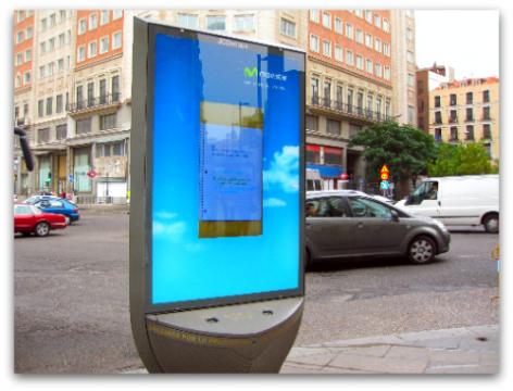 Movistar saca la interactividad a la calle