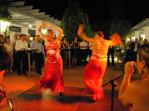 Flamenco entre naranjos